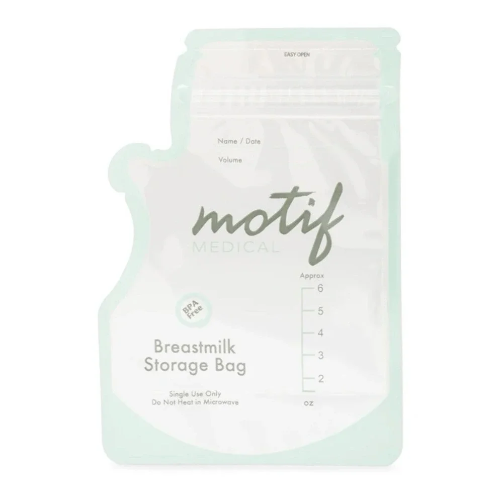 NEW Motif Medical BreastMilk Storage Bags 8oz Single Use 200 count BPA-Free